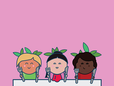 Characters - The Vegan Carrots carrot characters diversity icons kids vector vegan