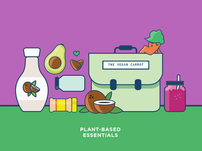 Plant-based essentials for The Vegan Carrot