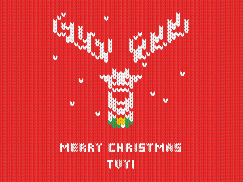 Merry Xmas ~ elk sweater xmas