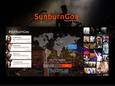 Sunburn branding ui