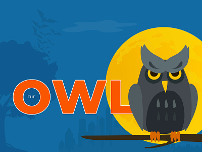 The Owl illustration vector