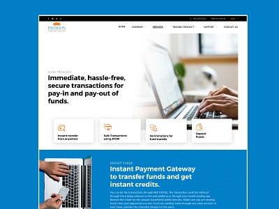 Paterson Securities design ui web website