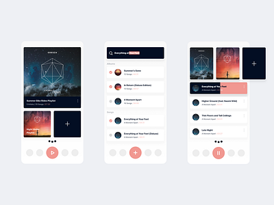 Music app concept