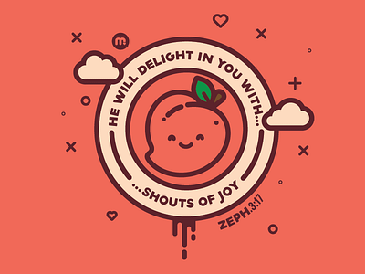 Joy design fruit fun icon illustration