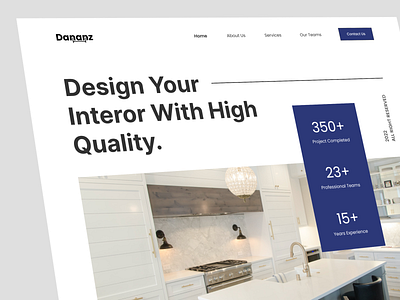 Dananz - Interior Design Landing Page
