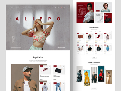 ALIPPO - Fashion Landing Page