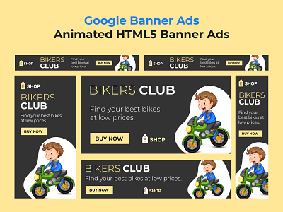 Animated HTML5 Banner Ads | Google Ads animated gifs animated html5 banner ads animation banner ads banner design design google adwords google banner ads google display ads graphic design html5 html5 banner ads psd to html5 social media ads web banners
