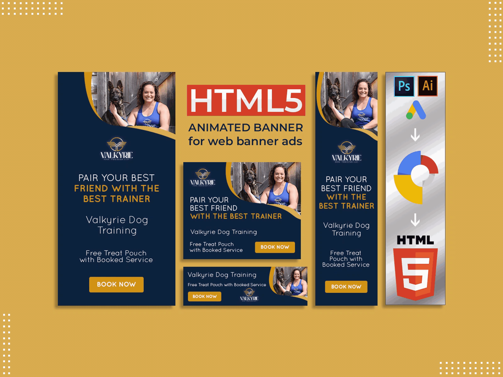 Animated HTML5 Banner Ads | Animated Gifs | Google Ads