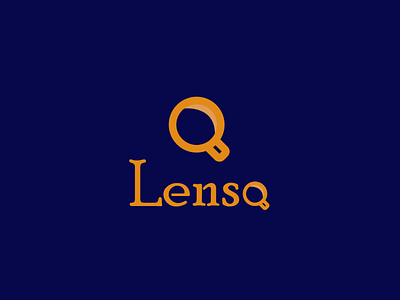 Lensa Logo branding graphic design logo
