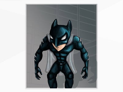 superhero batman character dark illustration photoshop superhero