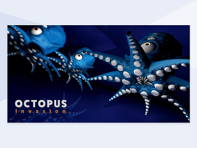 octopus aliens character cinema 4d illustration modeling octopus photoshop study