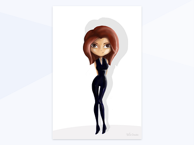 spy anime character color girl illustration painting photoshop spy