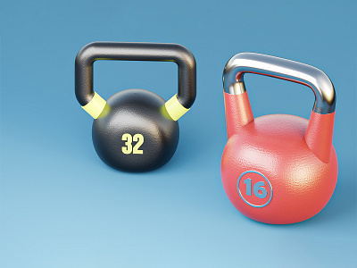 Kettlebell in blender 3d art 3d artist blender arts kettebell sport ar kettlebell kettlebell in blender wallpaper kettebell