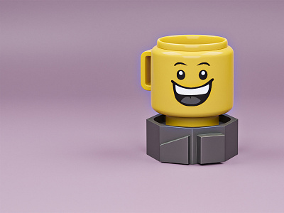 Lego Cup Product Presentation 2k wallpaper 4k wallpaper grey lego lego cup lego cup product presentation product presentation realistic lego wallpaper silver wallpaper wallpaper lego yellow yellow background