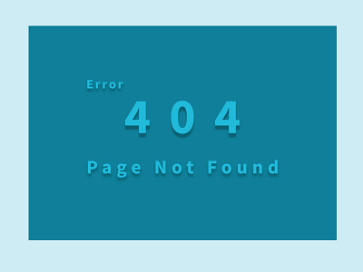 404 page Daily UI Challenge 008 008 404 dailyui dailyuichallenge error