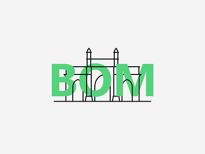 BOM bombay branding gateway of india logo mumbai