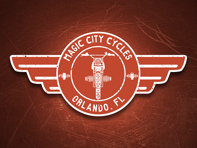 Motorcycle Dealership Logo art design illustration logo logodesign motorcycle art motorcyle vintage