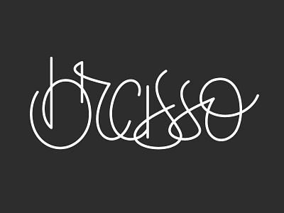 brasso brush illustrator lettering ligature line type typography vector