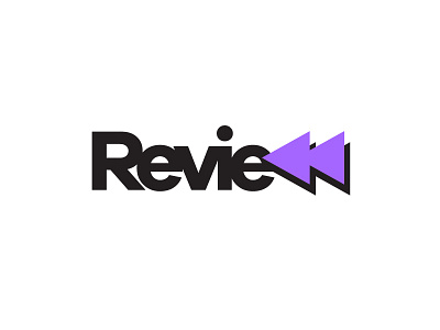 Review design film logo review rewind tv
