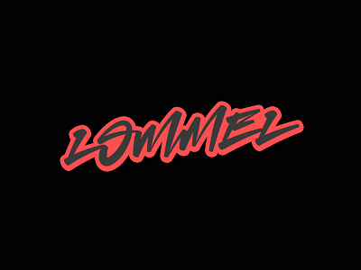 Lommel belgium lettering lommel motocross mx type typography