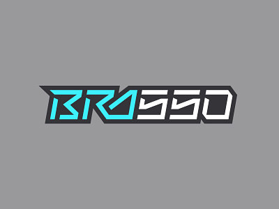 Bra550 brasso logo motocross mx type typography