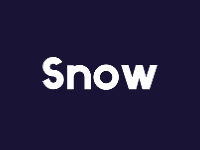 Snow after effects animate animated animation design motion motion graphics snow snowflake type winter