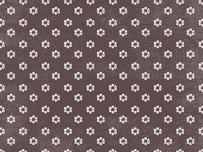 Ditsy Floral brasso distressed ditsy floral halftone pattern