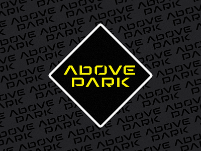Above Park above biking black design diamond display logo mockup mtb park sticker type typeface
