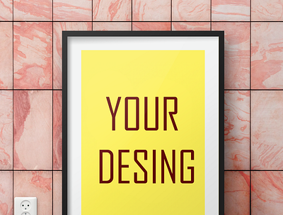 Frame mockup Premium Psd frame mockup poster