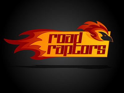 Road raptors logo art design icon illustration illustrator logo minimal riderslogo vector web