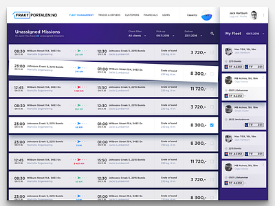 ERP system for Norwegian logistic company