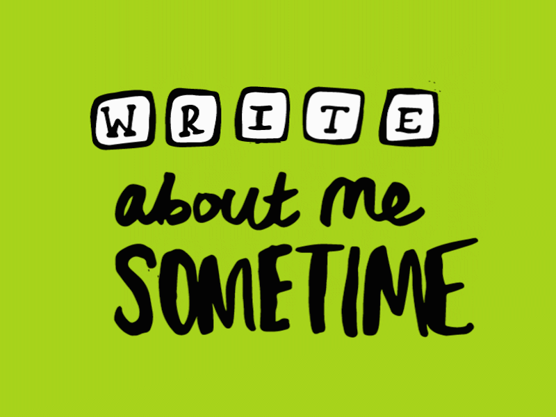 A bit of hand lettering! animation book design gif graphics green lettering perks type typeface