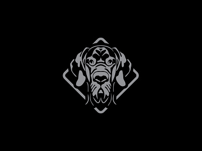 Great Dane badge dog great dane illustration logo outdoors patch