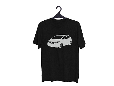 Custom design black t-shirt