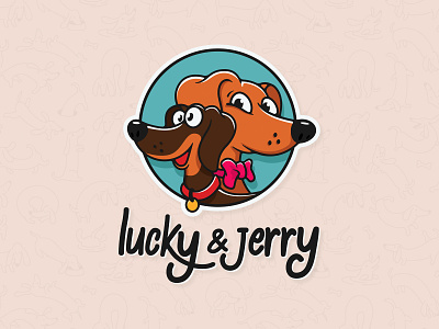 Dachshund cartoon character dachshund dog illustation logo logodesign logotype putty southpaw southpawdesign