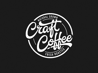 Craft Coffee coffe coffeetime craft grown lettering roasted southpaw
