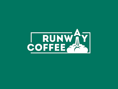 Runway Coffee air coffee logo logodesign rocket run runway southpaw way