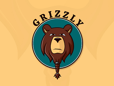 Grizzly animal bear beard beardy forest grizzly pet southpaw