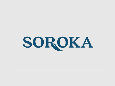 Soroka bird feather illustration logo logodesign magpie pen soroka southpaw