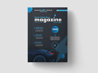 Electric Vehicle Magazine Design adobe indesign agenda document magazine print design