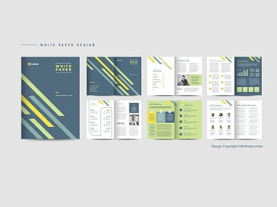 White Paper Design Template adobe indesign agenda document booklet brochure corporate document design handout internal document nda document print design sales document white paper white paper design