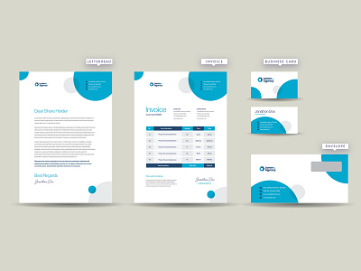 Branding stationary design branding branding stationary business card corporate design envelope illustration invoice letterhead logo print design stationary
