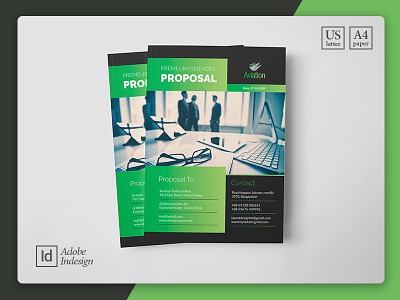 Project Proposal Template adobe indesign brochure design company document graphic design print design project proposal