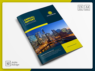 Corporate Annual Report Template annual report brochure design company document graphic design print design project proposal real estate