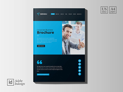 Website Style Brochure Design