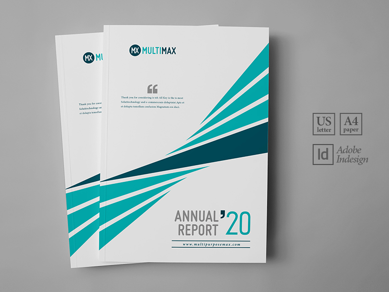 Clean Pro Annual Report Template By Akil Mazumder On Dribbble