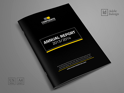 Clean Annual Report Template