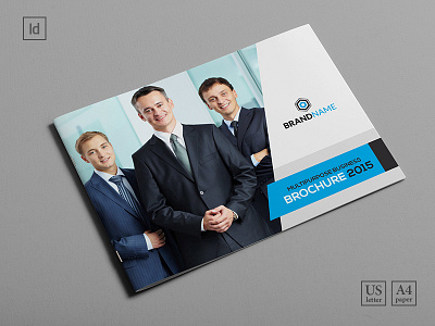 Clean Corporate Brochure Portfolio agenda document annual review booklet brochure corporate booklet corporate design