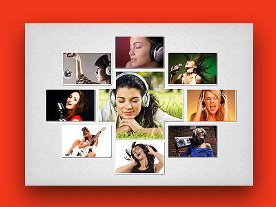 Photo Collage Template graphic photo collage photo template