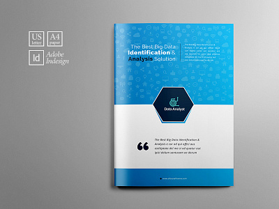 Business Data Analysis Brochure Template adobe indesign brochure client offer brochure data analysis brochure elegant design modern proposal real estate